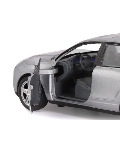 Машина "АВТОПАНОРАМА" Porsche Cayenne S, серебряный, 1/32, свет, звук, инерция, в/к 17,5*13,5*9 см