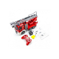 Радиоуправляемая пожарная машина Double Eagle Mercedes-Benz Actros, брызгает водой 1:20