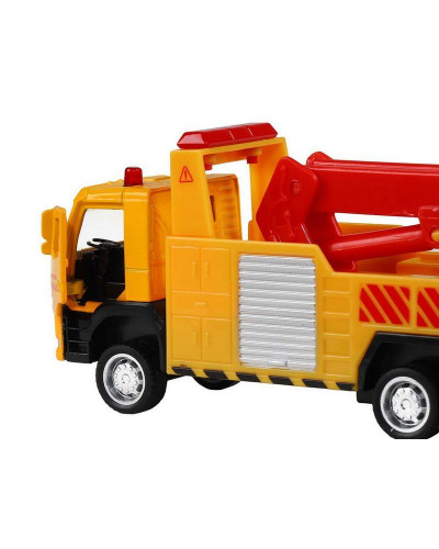 Машина "АВТОПАНОРАМА" VOLVO FM "Эвакуатор", желтый, 1/72, инерция, в/к 17,5*13*6,5 см