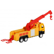 Машина "АВТОПАНОРАМА" VOLVO FM "Эвакуатор", желтый, 1/72, инерция, в/к 17,5*13*6,5 см
