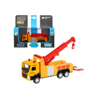 Машина "АВТОПАНОРАМА" VOLVO FM "Эвакуатор", желтый, 1/72, инерция, в/к 17,5*13*6,5 см