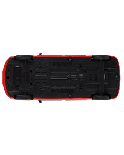 Машина "АВТОПАНОРАМА" LADA LARGUS, красный, 1/24, свет, звук, инерция, в/к 24,5*12,5*10,5 см