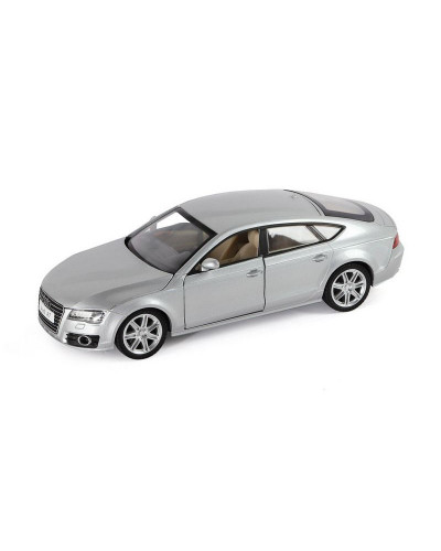 Машина "АВТОПАНОРАМА" Audi A7, серебряный, 1/24, свет, звук, в/к 24,5*12,5*10,5 см