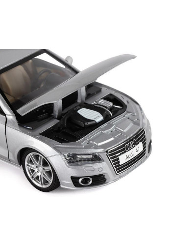 Машина "АВТОПАНОРАМА" Audi A7, серебряный, 1/24, свет, звук, в/к 24,5*12,5*10,5 см