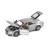 Машина "АВТОПАНОРАМА" Audi A7, серебряный, 1/24, свет, звук, в/к 24,5*12,5*10,5 см