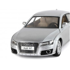 Машина "АВТОПАНОРАМА" Audi A7, серебряный, 1/24, свет, звук, в/к 24,5*12,5*10,5 см