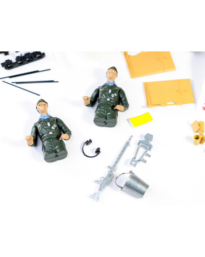 Набор наклеек и аксессуаров для танка Tiger 1 (поздняя версия, металлическое шасси), неокрашен