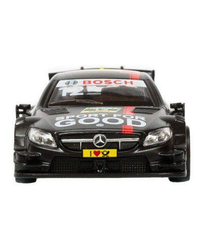 Машина "АВТОПАНОРАМА" Mercedes-AMG C 63 DTM, черный, 1/42, инерция, откр двери, в/к 17,5*12,5*6,5