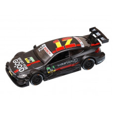 Машина "АВТОПАНОРАМА" Mercedes-AMG C 63 DTM, черный, 1/42, инерция, откр двери, в/к 17,5*12,5*6,5