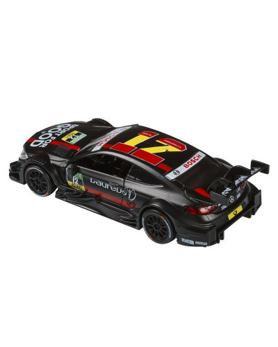 Машина "АВТОПАНОРАМА" Mercedes-AMG C 63 DTM, черный, 1/42, инерция, откр двери, в/к 17,5*12,5*6,5