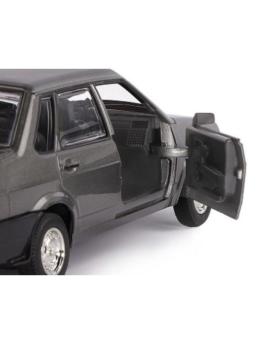 Машина "АВТОПАНОРАМА" ВАЗ 21099, 1/22, серый, инерция, в/к 24,5*12,5*10,5 см