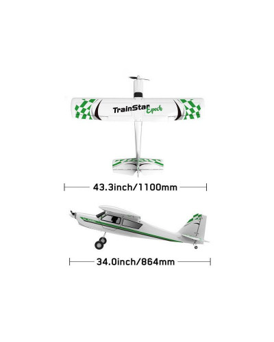 Радиоуправляемый самолет Volantex RC TrainStar Epoch 1100мм Brushless 2.4G LiPo RTF with Gyro