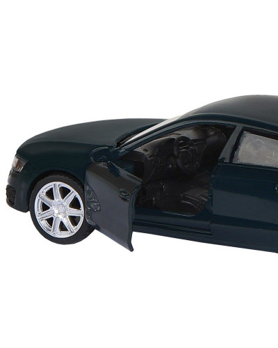 Машина "АВТОПАНОРАМА" Audi A7, зеленый, 1/43, инерция, в/к 17,5*12,5*6,5 см