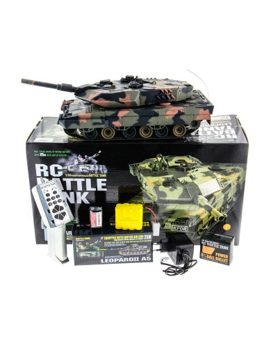 Р/У танк Heng Long 1/24 Leopard A5, стреляет шариками, RTR