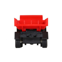 Машина "АВТОПАНОРАМА" "Грузовик", красный, 1/32, свет, звук, инерция, в/к 24*8*10 см