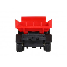 Машина "АВТОПАНОРАМА" "Грузовик", красный, 1/32, свет, звук, инерция, в/к 24*8*10 см