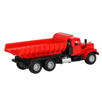 Машина "АВТОПАНОРАМА" "Грузовик", красный, 1/32, свет, звук, инерция, в/к 24*8*10 см