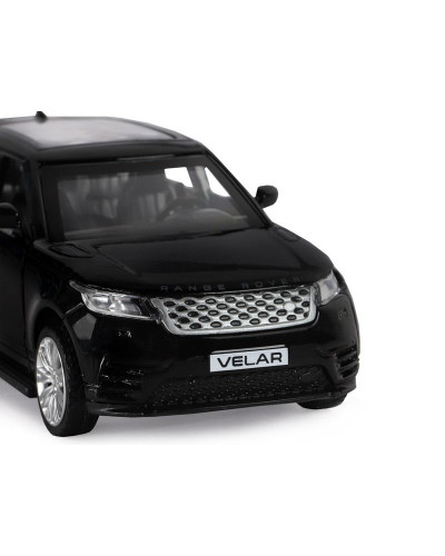 Машина "АВТОПАНОРАМА" Land Rover Range Rover Velar, черный, 1/42, инерция, в/к 17,5*12,5*6,5 см