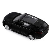 Машина "АВТОПАНОРАМА" Land Rover Range Rover Velar, черный, 1/42, инерция, в/к 17,5*12,5*6,5 см