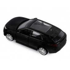 Машина "АВТОПАНОРАМА" Land Rover Range Rover Velar, черный, 1/42, инерция, в/к 17,5*12,5*6,5 см