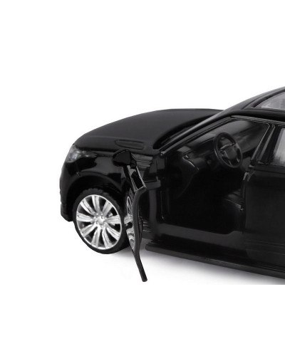 Машина "АВТОПАНОРАМА" Land Rover Range Rover Velar, черный, 1/42, инерция, в/к 17,5*12,5*6,5 см