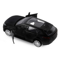 Машина "АВТОПАНОРАМА" Land Rover Range Rover Velar, черный, 1/42, инерция, в/к 17,5*12,5*6,5 см