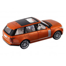 Машина "АВТОПАНОРАМА" 2013 Range Rover, оранжевый, 1/34, свет, звук, инерция, в/к 17,5*13,5*9 см
