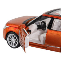 Машина "АВТОПАНОРАМА" 2013 Range Rover, оранжевый, 1/34, свет, звук, инерция, в/к 17,5*13,5*9 см