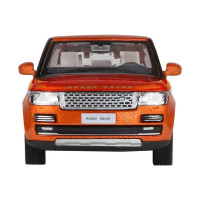 Машина "АВТОПАНОРАМА" 2013 Range Rover, оранжевый, 1/34, свет, звук, инерция, в/к 17,5*13,5*9 см