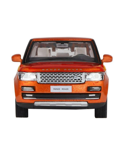 Машина "АВТОПАНОРАМА" 2013 Range Rover, оранжевый, 1/34, свет, звук, инерция, в/к 17,5*13,5*9 см