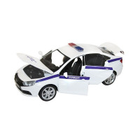 Машина "АВТОПАНОРАМА" LADA VESTA "Полиция" седан, 1/24, свет. звук. эффекты, в/к 24,5*12,5*10,5 см