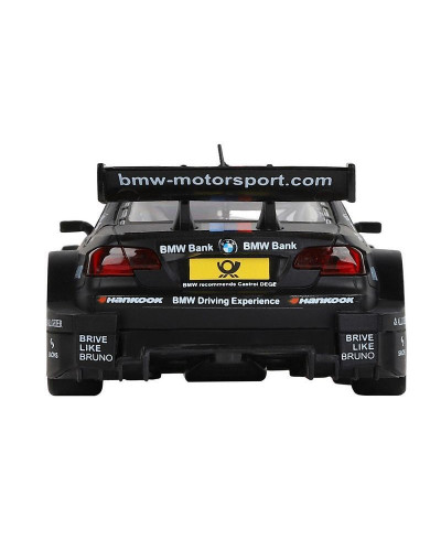 Машина "АВТОПАНОРАМА" BMW M3 DTM, черный, 1/32, свет, звук, инерция, в/к 17,5*13,5*9 см