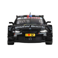 Машина "АВТОПАНОРАМА" BMW M3 DTM, черный, 1/32, свет, звук, инерция, в/к 17,5*13,5*9 см