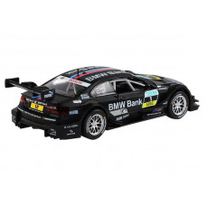 Машина "АВТОПАНОРАМА" BMW M3 DTM, черный, 1/32, свет, звук, инерция, в/к 17,5*13,5*9 см