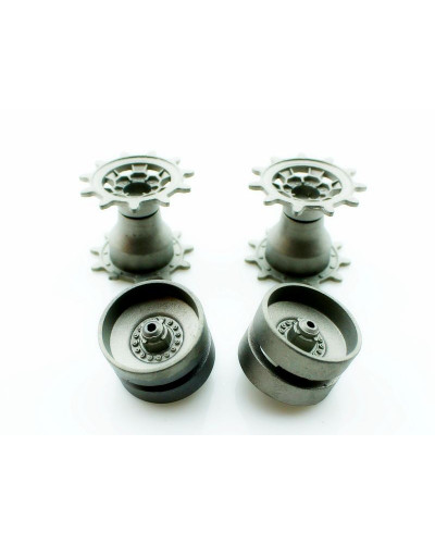 Набор запасных частей для танка Heng Long Leopard 2 A6 ведущие звездочки, ленивцы