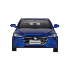 Машина "АВТОПАНОРАМА" HYUNDAI ELANTRA, синий, 1/40, инерция, в/к 17,5*12,5*6,5 см