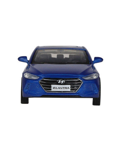 Машина "АВТОПАНОРАМА" HYUNDAI ELANTRA, синий, 1/40, инерция, в/к 17,5*12,5*6,5 см