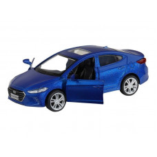 Машина "АВТОПАНОРАМА" HYUNDAI ELANTRA, синий, 1/40, инерция, в/к 17,5*12,5*6,5 см