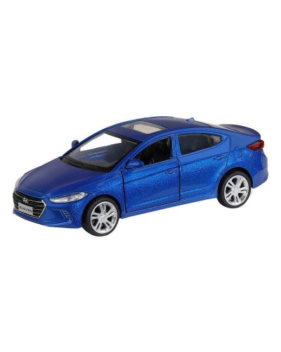 Машина "АВТОПАНОРАМА" HYUNDAI ELANTRA, синий, 1/40, инерция, в/к 17,5*12,5*6,5 см