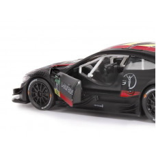 Машина "АВТОПАНОРАМА" Mercedes-AMG C 63 DTM, черный матовый, 1/32, в/к 17,5*12,5*6,5 см