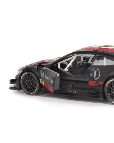 Машина "АВТОПАНОРАМА" Mercedes-AMG C 63 DTM, черный матовый, 1/32, в/к 17,5*12,5*6,5 см
