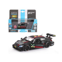 Машина "АВТОПАНОРАМА" Mercedes-AMG C 63 DTM, черный матовый, 1/32, в/к 17,5*12,5*6,5 см