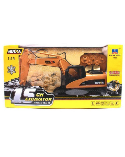 Радиоуправляемый экскаватор HUI NA TOYS 2.4G 15CH 1/16 RTR
