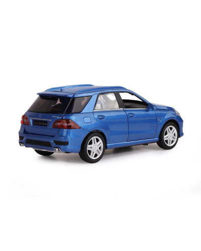 Машина "АВТОПАНОРАМА" Mercedes-Benz ML63 AMG, синий, 1/32, свет, звук, инерция, в/к 17,5*13,5*9 см