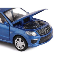Машина "АВТОПАНОРАМА" Mercedes-Benz ML63 AMG, синий, 1/32, свет, звук, инерция, в/к 17,5*13,5*9 см