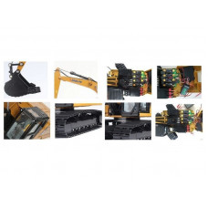 Радиоуправляемый экскаватор с гидравлической системой HUI NA TOYS 2.4G 22CH 1/16 RTR