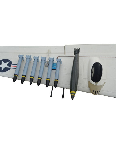 Радиоуправляемый самолет Top RC A1 Sky Raider Pro белый 800мм flight controller PNP