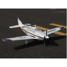 Радиоуправляемый самолет Top RC ST Beechcraft Bonanza A36 фиолетовый 1280мм (шасси) PNP