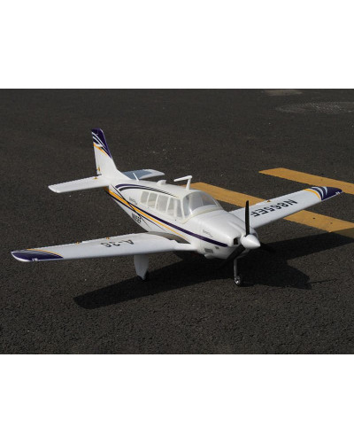 Радиоуправляемый самолет Top RC ST Beechcraft Bonanza A36 фиолетовый 1280мм (шасси) PNP