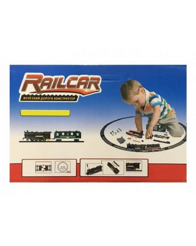 Железная дорога HQ 210 деталей, с локомотивом на батарейках